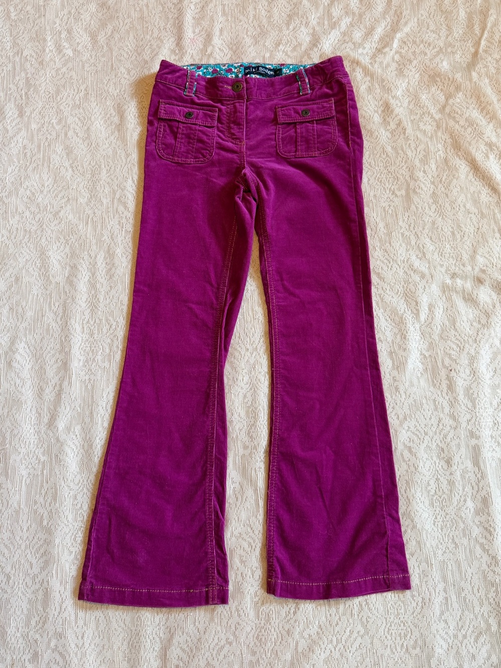 Mini Boden corduroy  flare pant